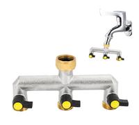 Christol Répartiteur de tuyau 4 voies en laiton