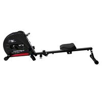 Christopeit Sport Rameur Cambridge II Black- Rameur Pliable avec 4 Niveaux de résistance et écran LCD