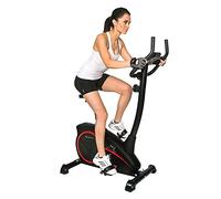 Christopeit Sport Vélo d'appartement AL 1 noir - 8-étapes, jusqu'à 150 kg de poids, 9 kg système de freinage magnétique, écran LCD
