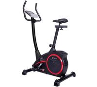 CHRISTOPEIT Vélo d’appartement ergomètre AL 2 - 24 niveaux de résistance, système de freinage magnétique 9 kg, écran LCD, capteurs de pouls, support tablette, jusqu’à 150 kg