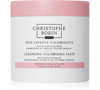 Christophe Robin Cleansing Volumizing Paste with Rose Extract shampoing exfoliant pour le volume des cheveux 250 ml