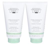 CHRISTOPHE ROBIN Crème Hydratante Instantanée à l'Aloe Vera Mousse(S) 2x150 ml