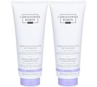 Christophe Robin Démêlant Nuanceur De Couleur à L'Iris Florentina Baume Pour Les Cheveux 2x200 ml