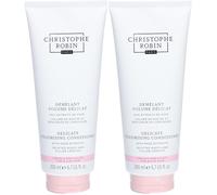 CHRISTOPHE ROBIN DÉMÊLANT VOLUME AUX EXTRAITS DE ROSE Après-Shampooing(S) 2x250 ml