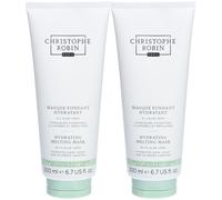 CHRISTOPHE ROBIN MASQUE FONDANT HYDRATANT À L’ALOE VERA Crème 2x200 ml