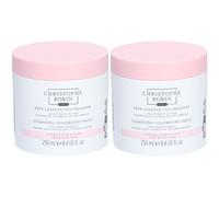 CHRISTOPHE ROBIN PÂTE LAVANTE VOLUMISANTE AUX EXTRAITS DE ROSE Shampooing 2x250 ml