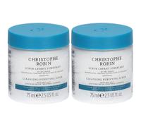 Christophe Robin Scrub Lavant Purifiant au Sel Marin Crème 2x75 ml