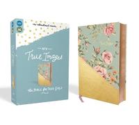 Christopher D. Huds NIV, True Images Bible, Leathersoft, Teal/Go (de piel falsa)
