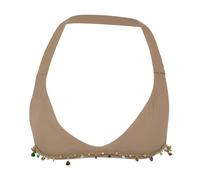 Christopher Esber, Femme, Maillots de bain, Brun, Taille: 36 FR Beach Quartz Minuscule Bikini Top