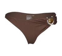 Christopher Esber - Mineral Stone Side Ruched High Brief - Femme - Maillots de bain - Brun - Taille: 40 FR