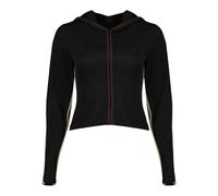 Christopher Esber - Sweat à capuche zippé côtelé - Femme - Sweatshirts et sweats à capuche - Noir - Taille: 36 FR