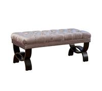 Christopher Knight Home Hilton Pouf en velours Gris foncé