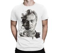 Christopher Nolan Art T-Shirt Interstellar Dunkirk Tee Men's White XL