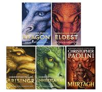 Christopher Paolini The Inheritance Cycle Series 5 Books Collection Set (Eragon, Eldest, Brisingr, Inheritance & [Hardcover] Murtagh)