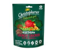 Christopherus Friandises végétariennes Crunchy Cracker, pomme avec lentilles, sans céréales, 125 g