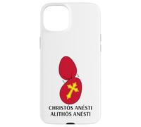 Christos Anesti Tsougrisma Vacances de Pâques orthodoxe Grec Coque pour iPhone 15 Plus
