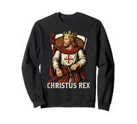 Christus Rex Catholique Christ le Roi Sacré-Cœur Sweatshirt