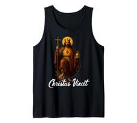 Christus Vincit Catholique Christ le Roi Sacré-Cœur Débardeur
