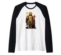 Christus Vincit Catholique Christ le Roi Sacré-Cœur Manche Raglan
