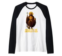 Christus Vincit Catholique Christ le Roi Sacré-Cœur Manche Raglan