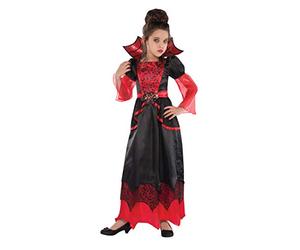 Christy de Filles Costume de Reine des Vampires (4-6 Ans)