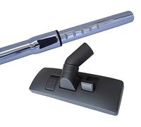 Chrom Staubsauger 35mm Teleskoprohr für Siemens Rapid 2200W VS04G im Set mit Staubsaugerdüse & 5 Duftstäbchen
