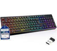 Chroma Clavier Gaming sans Fil QWERTZ Allemand - Fin Durable Ergonomique