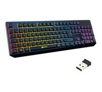 Chroma - Clavier sans Fil Gaming AZERTY FR, Rétroéclairage RGB, Silencieux & Ergonomique, Batterie Intégrée Longue Durée