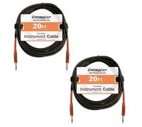 ChromaCast Pro Series Cables Lot de 2 câbles pour instrument Orange coucher de soleil 6,1 m