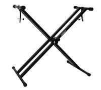 ChromaCast Pro Series GoDpsMusic CC-KSTAND Support de clavier à double renfort, style croisé