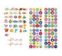 CHROMACRAFT 1 Lot de Jeux De Pêche Et 4 Autocollants Bonus, Jouets Créatifs, Jouets Magnétiques en Bois, Jouets pour Enfants, Jouets Amusants