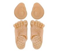 CHROMACRAFT 1 Paire De Pantoufles Géantes Simulées Et 1 Paire d'oreilles Simulées, Accessoires De Jeu De Rôle, Pantoufles Créatives Et Amusantes, Accessoires De Costumes De Fête
