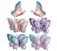 CHROMACRAFT 10 Pièces De Ballons Papillons, Cadeaux d'anniversaire pour Filles, Jouets Gonflables pour Enfants, Ballons Décoratifs pour Fêtes d'anniversaire.