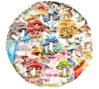 CHROMACRAFT 100 Autocollants De Champignons Mignons, Autocollants De Graffiti Imperméables, Adaptés À La Décoration De Comptes À Main, Agendas, Valises, Scrapbooking.