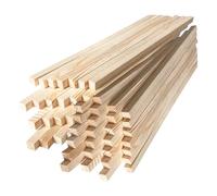 CHROMACRAFT 100 Pièces De Bandes De Bois Plates, Matériel De Bricolage, Peuvent Être Utilisées pour Fabriquer des Décorations, des Porte-Stylos, des Supports pour Plantes, Etc.