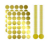 CHROMACRAFT 110 Autocollants À Gratter Ronds Dorés, Créatifs, Fabrication De Cartes Surprise, Enduits, Matériaux De Bricolage