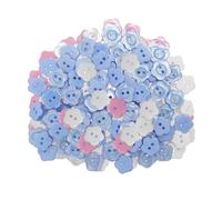 CHROMACRAFT 150 Boutons en Fleur De Prunier À Cinq Feuilles, Boutons Mignons, Boutons Décoratifs pour Vêtements, Boutons en Résine, Boutons pour La Couture