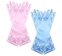 CHROMACRAFT 2 Paires De S À Nœud Pour Enfants, S Longs De Princesse, S D'Accessoires De Spectacle De Fête, S Simples De Couleur Unie, Accessoires De Mascarade