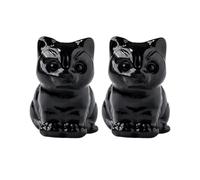 CHROMACRAFT 2 Pièces Sculptures en Cristal en Forme De Chaton, Décorations De Table, Ornements Décoratifs d'animaux, Mini Ornements Mignons, Ornements Créatifs