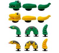 CHROMACRAFT 4 Ensembles De Décorations De Chaussures En Forme D'Animal, Décorations De Chaussures Intéressantes, Décorations De Chaussures Créatives, Accessoires De Chaussures