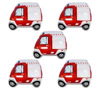 CHROMACRAFT 5 Morceaux De Ballons De Camion De Pompiers, Ballons De Jouets Modèles pour Enfants, Accessoires De Scène De Fête, Adaptés Aux Anniversaires Et Aux Fêtes De Fin D'Année.