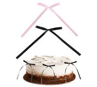 CHROMACRAFT 50 Pièces De Décorations De Nœuds, Décorations De Gâteaux, Décorations De Gâteaux Simples Et Mignonnes, Décorations De Gâteaux pour Femmes