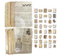 CHROMACRAFT 90 Autocollants De Journal Rétro, Autocollants De Décoration De Journal Intime, Décoration De Scrapbook À Faire Soi-Même, Accessoires De Scrapbook, Arts Et Artisanat De Bricolage