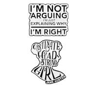 CHROMACRAFT Broches Anglaises 2 Pièces, Broches De Style Créatif, Broches pour Femmes, Broches Intéressantes, Broches Cadeaux