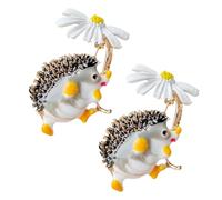 CHROMACRAFT Broches Hérisson 2Pcs, Broches Animaux, Broches Vintage, Broches Mignonnes, Bijoux Animaux,