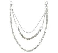 CHROMACRAFT Chaîne De Pantalon Élément Crâne 1 Pièce, Chaîne De Pantalon De Style Punk, Accessoires Gothiques, Décorations De Vêtements, Accessoires De Personnalité De Mode