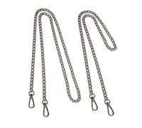 CHROMACRAFT Chaînes Métalliques De Sac 2 Pièces, Chaînes De Remplacement De Sac À Bandoulière, Matériaux De Sac De Bricolage, Chaînes De Sac Simples Et À La Mode