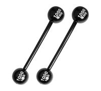 CHROMACRAFT Haltères Gonflables 2 Pièces, Haltères Jouets pour Enfants, Accessoires De Jeux De Fête, Décorations De Fête, Accessoires D'Haltères, Jouets De Sport pour Enfants