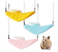 CHROMACRAFT Hamac en Forme De Banane 3 Pièces, Lit Mignon pour Animaux De Compagnie, Mini Hamac Créatif, Lit Chaud pour Animaux De Compagnie, Fournitures pour Animaux De Compagnie