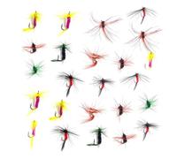 CHROMACRAFT Hameçons D'Appât À Mouche Simulés, Accessoires De Pêche, Hameçons D'Appât Créatifs, Hameçons D'Appât Durables, 24 Pièces